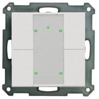 MDT RF-TA55A4.01 Радио кнопка, клавиша четверная, A plus, матово-белый