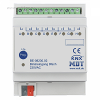 MDT BE-08230.02 Модуль KNX бинарных входов 8-канальный, для выходов 230В~