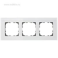 MDT BE-GTR3W.01 Рамка стеклянная, для вставок 55 x 55мм