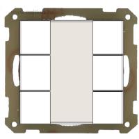 MDT BE-TA5506.01 Кнопочный выключатель KNX/EIB 3x канальный (6 кнопок)