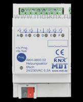 MDT AKH-0600.02 Модуль управления термоэлектрическими клапанами KNX/EIB, 6х канальный