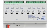 MDT AKI-0816.04 Актуатор релейный KNX 8-канальный, 16(20)A/200мкФ @230В~