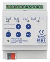 Mdt AKU-0416.03 Универсальный актуатор 4х канальный 4SU ​​MDRC, 230 В, 16 А