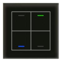 MDT BE-GTL40S.01 Выключатель сенсорный стекло II Lite
