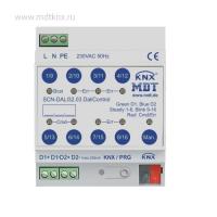 MDT SCN-DALI32.03 Шлюз DALI/KNX IP, 2х шины DALI, 32 группы управления и до 128 ЭПРА