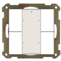 MDT BE-TA55P4.01 Кнопочный выключатель KNX/EIB 2x канальный (4 кнопки)