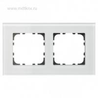 MDT BE-GTR2W.01 Рамка стеклянная, для вставок 55 x 55мм