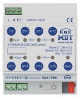Mdt SCN-DA642.04 Шлюз DaliControl 4SU ​​MDRC, 2 выхода DALI, до 64 ЭКГ / 16 групп DALI для каждого выхода