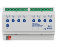 MDT AMS-0816.03 Актуатор переключателя 8-кратный, 8SU MDRC, 16 А, 230 В переменного тока, нагрузка С, стандарт, 140 мкФ, измерение тока
