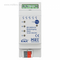 MDT BE-04024.02 Модуль KNX бинарных входов 4-канальный, для выходов 12-24В~/=