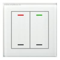 MDT BE-GTL20W.01 Выключатель сенсорный стекло II Lite
