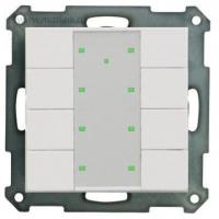 MDT RF-TA55A8.01 Радио кнопка, клавиша восьмерная, A plus, матово-белый
